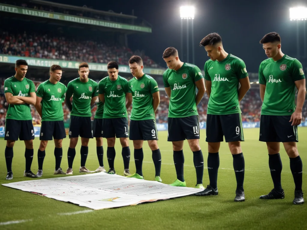 绿茵场上的芒特足球球员(qssports)
